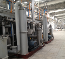 鲁氏染整脱水项目中使用的罗茨鼓风机